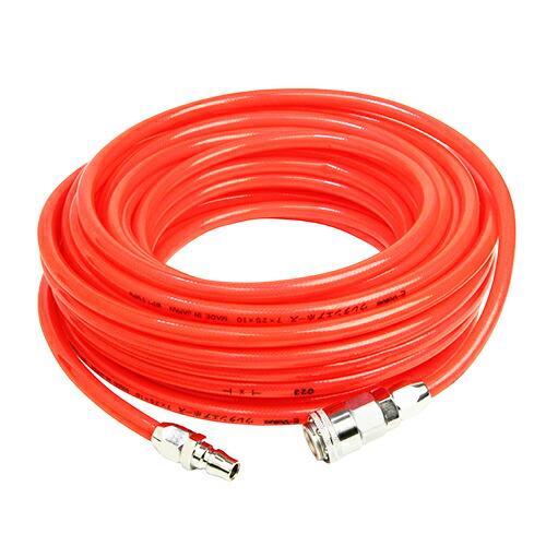 E-Value(藤原産業) ウレタンエアーホース 内径7mm×外径10mm 10m クリアレッド E...