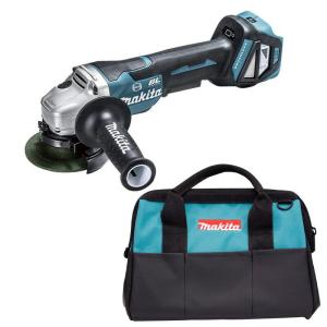 マキタ(makita)【GA418DZ+トートバック】 充電式ディスクグラインダー 本体のみ 18V (100mm) パドルスイッチ 無線連動対応