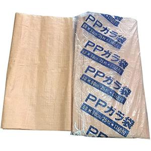 ガラ袋(空袋) PP 200枚入り 60×90cm ごみ袋 茶色 工事現場など : Total