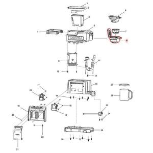 マキタ(makita) 部品 フィルタホルダ KF00000065 図番008 CM501DZ用