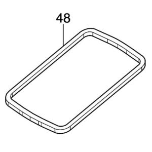 マキタ(makita) 部品 MHW180D用 LX00000043 バッテリケース用シーリングリン 図番48