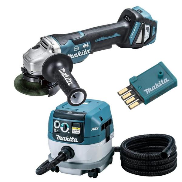 マキタ(makita) 無線連動集塵機+グラインダーセット VC0840+GA418DZ+A-661...