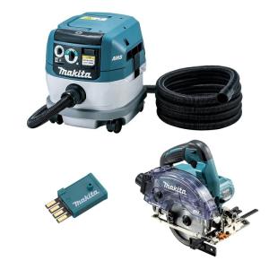 マキタ(makita) 無線連動集塵機+125mm充電式防塵マルノコセット VC0840+KS513DZ+A-66151 AWS 無線連動対応