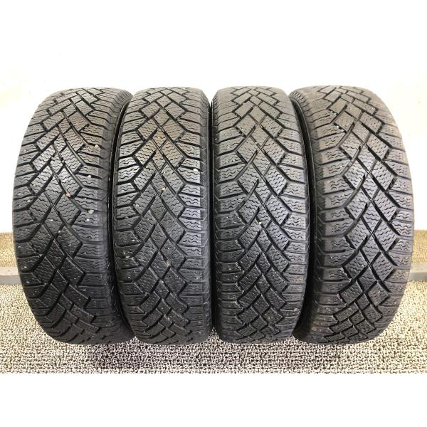 155/65r14 コンチネンタル バイキングコンタクト7 4本 2023年製 4530 スタッドレ...