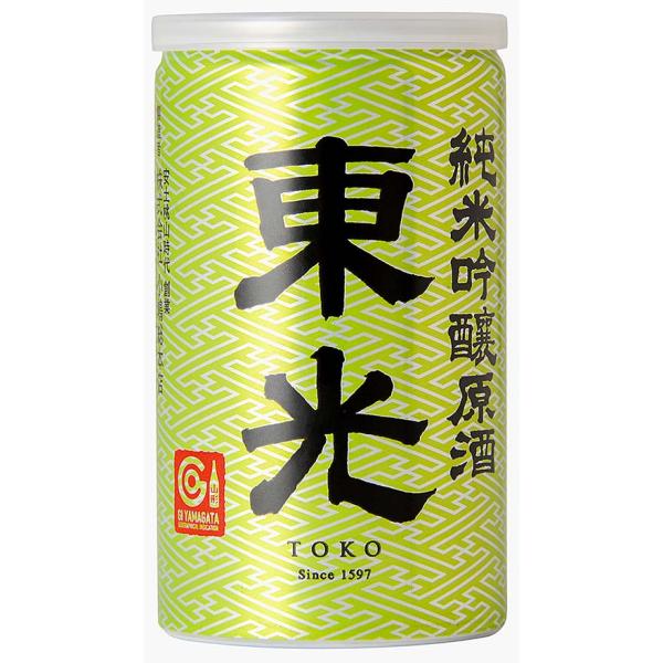 東日本送料無料　箱売り　30缶　東光　純米吟醸原酒　180ml　山形県　米沢市　清酒　地酒　日本酒　...