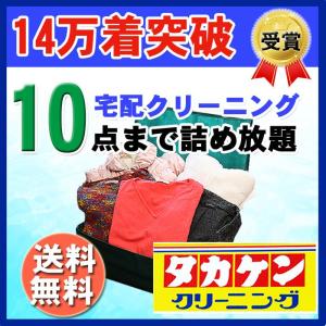 １０点  まで 詰め放題 宅配クリーニング 送料無料  タカケン クリーニングが運営 おしゃれ洗濯便！シミ抜き