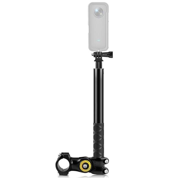 PULUZサイクリングビデオ撮影用ハンドルバー自撮り棒、オートバイの自転車のためのカメ