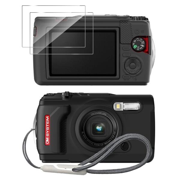 for olympus tough tg-7 ケース +2枚フィルムシリコーン 保護カバー olym...