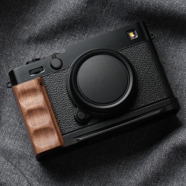 RYDSCAM 実木 カメラグリップ 、対応 FUJIFILM FUJI 富士 X-E5 XE5 カ...