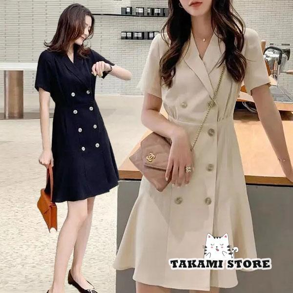 スーツワンピース レディース 春夏 結婚式 二次会 ドレス vネック 上品 韓国風 半袖ワンピース ...