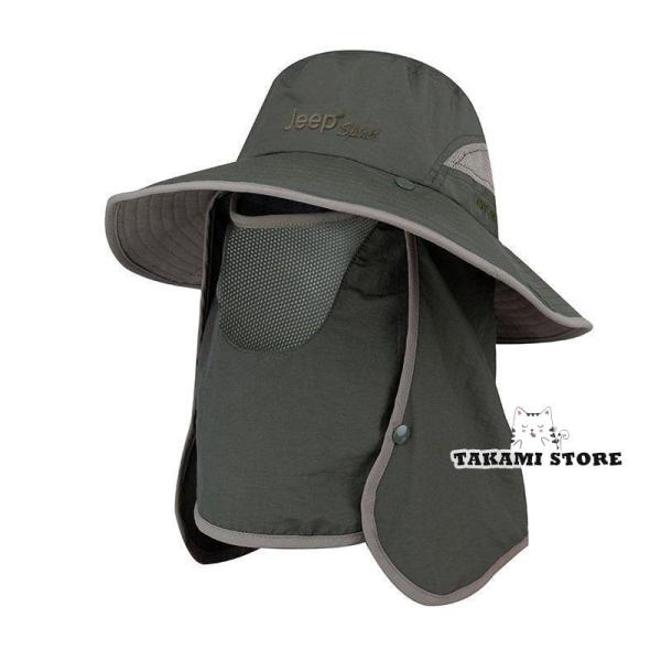 360度日除けハット レディース メンズ ユニセックス キャップ ハット ネックガード フェイスガー...