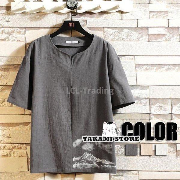 トップス Tシャツ メンズ 丸首 カットソー 半袖 大きいサイズ 半袖Tシャツ Tシャツ 夏 春 M...