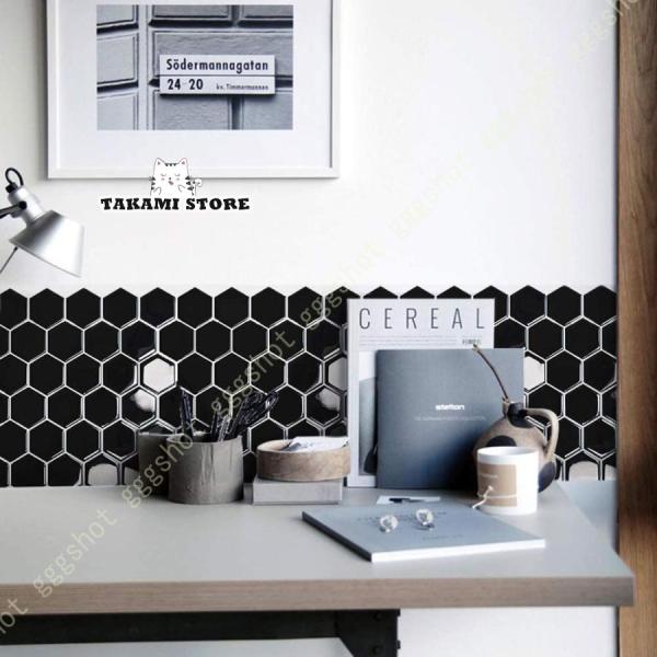 モザイクタイルシール キッチン リメイクシート タイルシール タイルステッカー リフォーム 3D防水...