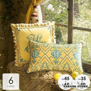クッションカバー カバーのみ 北欧 45×45cm おしゃれ 柄 花柄 刺繍