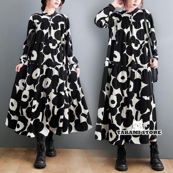 ワンピース シャツワンピース レディース ワンピース マキシ丈 ロングシャツトップス 春秋服 個性的...