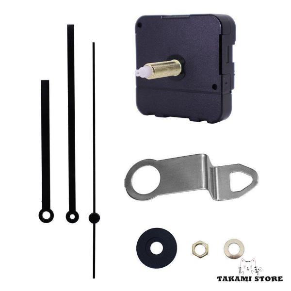 時計作り用 クオーツ壁時計 時計ムーブメント 時計シャフト 針セット 時計交換セット