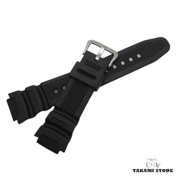 カシオAQ-S810W AEQ-110 W-735H W-736H用 TPU + TPE時計バンドス...