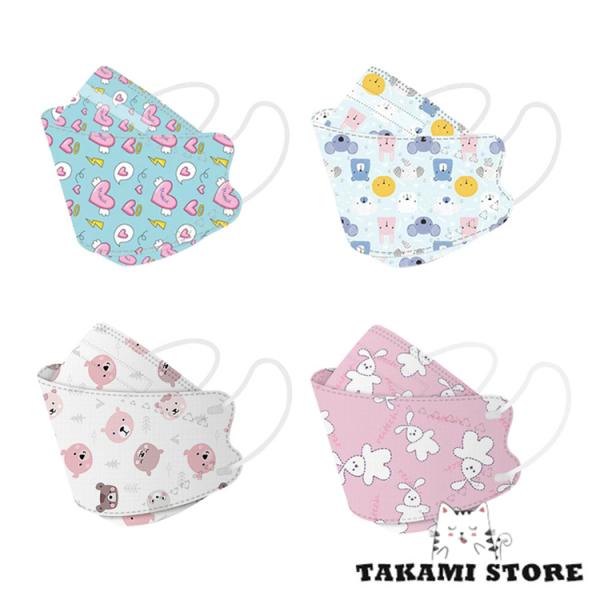 マスク 不織布マスク 使い捨て 3D立体マスク  子供用 大人用 3D 50枚 感染予防 柄入り プ...