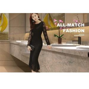 マーメイドドレス パーティードレス 結婚式 お呼ばれドレス 韓国 20代 30代 40代 ワンピース...