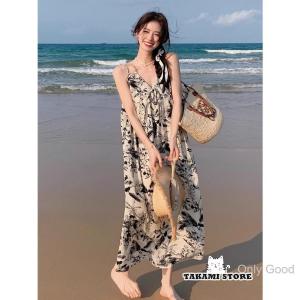 リゾートワンピ　ハワイアン　リゾートワンピース　ワンピース　夏　マキシワンピ　マキシワンピ リゾート　キャミワンピ　マキシ丈　キャミワンピース　マキシ
