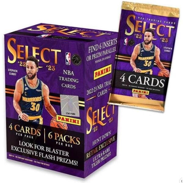 NBA 2022-23 Panini Select Basketball Card Blaster ...