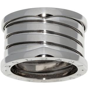 ブルガリ　ビーゼロワン　2バンド　52 BVLGARI ブルガリ B-zero1 ビーゼロワン 4バンド M #63 リング・指輪