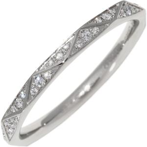 ティファニー 指輪 Pt950 ダイヤ3P(0.07ct) T&CO.バンドリング