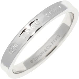 ティファニー 指輪 Pt950 ダイヤ3P(0.07ct) T&CO.バンドリング