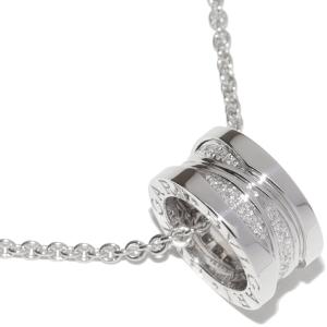 ブルガリ K18WG ダイヤ0.20ct B.zero1 ビーゼロワン レジェンド ペンダントネックレス 355061 CL858364