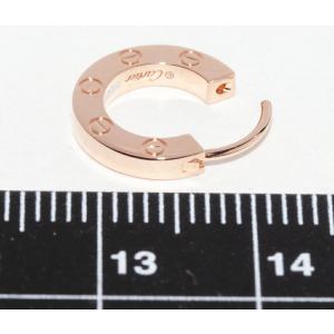 カルティエ ピアス K18PG ラブ シングル...の詳細画像2