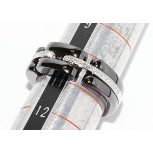 シャネル 指輪 K18WG ブラックセラミック...の詳細画像1