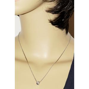 シャネル ペンダントネックレス K18WG ダ...の詳細画像1