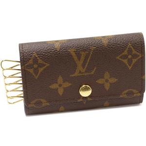 GUCCI キーケース 6連 ゴールド金具 黒 GUCCI - グッチ キーケース ブラック レザー GUCCI 6連キー