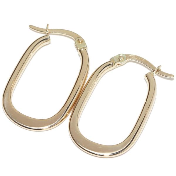 ピアス K18YG フープピアス