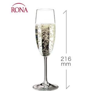 ロナ RONA デイリー シャンパーニュ 175ml 1脚(ワイングラス ガラ gala) (ワイン(=750ml)11本と同梱可)｜takamura