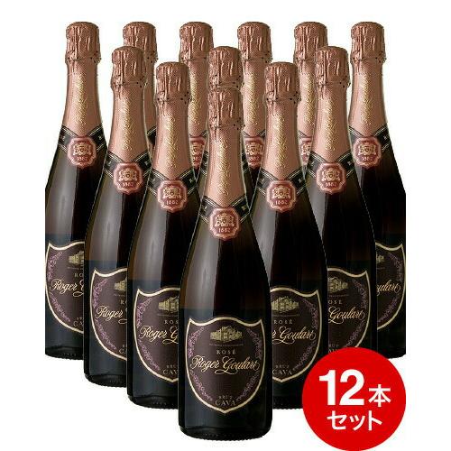 ベストセラー 12本セット ロジャーグラート カヴァ ロゼ ブリュット(泡 ロゼ)※最新ヴィンテージ...