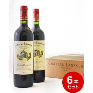 紙箱入りシャトーラネッサン [ 2007 ] 6本セット ( 赤ワイン ) ※同梱不可[S]｜takamura