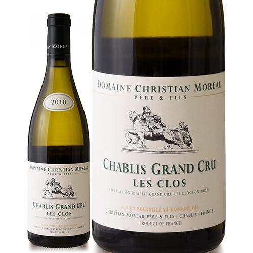 シャブリ グラン クリュ レ クロ [ 2018 ]ドメーヌ クリスチャン モロー ( 白ワイン )
