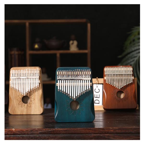 カリンバ 17キー C調 初心者向けかりんば Kalimba 17key親指ピアノ 楽器 調音ハンマ...