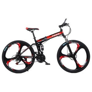 自転車 HUMMER マウンテンバイク 折り畳み 6段変速 フロント