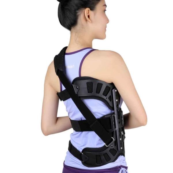 肩の姿勢補正、背骨アライナ、脊柱側弯症の肩のサポート、テンショナー、背骨固定ブレース調整可能な高さ