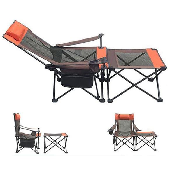 折るキャンプの椅子、90°か165°傾きに調節可能な調節可能で低い折るキャンプのコイの椅子は効果的に...