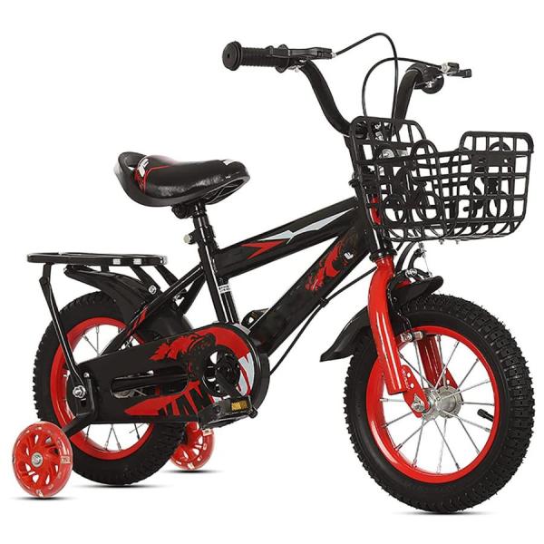 子供用自転車 3歳- 8歳キッズバイク 幼児自転車 補助輪付き 滑り止めハンドル付き 簡単に安装 サ...