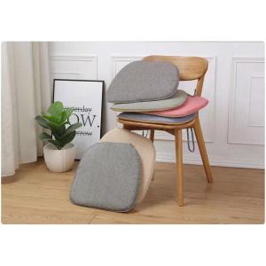 ダイニングチェア クッション 2枚セット/ 4枚セット洗える 椅子用 座布団 ひも付き 馬蹄形 シートクッション 食卓椅子用座布団 すべり止め付き 43*41CM