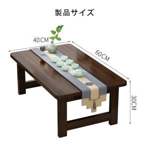 ローテーブル 折りたたみ 座卓 木製 ちゃぶ台...の詳細画像2