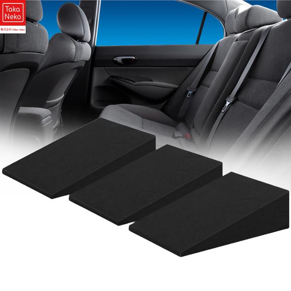 車中泊マット 段差解消：前低後高設計 睡眠快適 車中泊ベッド 可拆卸カバー洗濯可能 後排座席填平 ア...