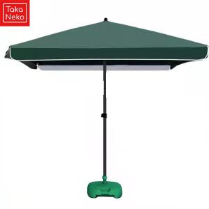 パラソル ビーチパラソル ガーデンパラソル 大型 風に強い アウトドア UVカット 晴雨兼用 防水 耐磨耗性 四段階高さ調節可能 二層構造 多機能使用 ベース付き 収