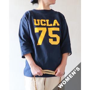 チャンピオン カットソー Champion メンズ レディース 3/4 SLEEVE FOOTBALL TEE 3/4スリーブフットボールティー C3-R413 送料無料｜TAKANNA