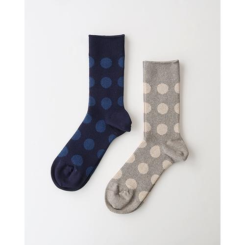 ロトト ソックス ROTOTO レディース PORTHOLE DOT SOCKS ポートホールドット...
