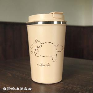 ミリミリステンレスタンブラー380mlネコ水筒  猫ダイレクトマグボトル F｜takano-coffee